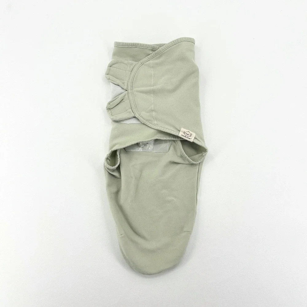 KeaBabies Soothe Swaddle Wrap Sage Green Organic Cotton 0-3M OS
